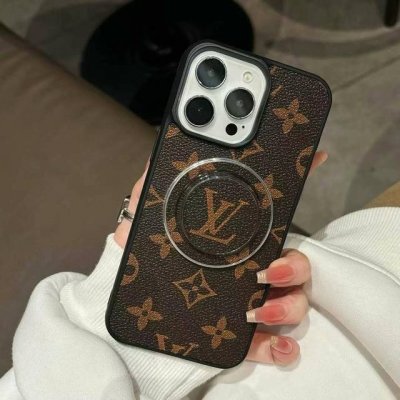 Lv经典老花手机壳 强磁吸Logo支架手机壳 型号 为了不出现报错型号 请打开本机查看手机设置显示的型号 iphone16系列更新 iphone16pro Ma