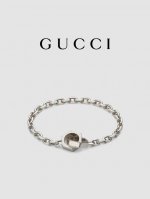 100Gucci古驰Trademark系列饰坠饰链条手链尺寸16-18-20-22