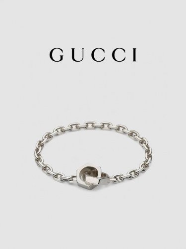 100Gucci古驰Trademark系列饰坠饰链条手链尺寸16-18-20-22