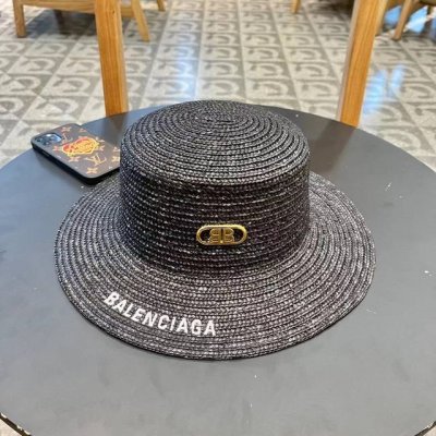 巴黎世家Balenciaga 新款麦秆草编草帽网红爆款细节简约大方，百搭单品～出街首选 型超美腻