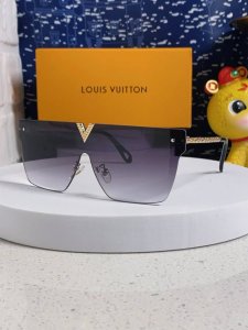 Lv路易威登 新品 满印字母一片式墨镜女防晒2025年新款太阳镜男女防紫外线高级感Ins