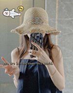 特 配防尘袋. Celine赛琳 2025新款度假风凯旋门渔夫帽草帽 可折叠遮阳又好搭配 出街旅行单品