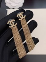 Ch*Nel 最新款双C流苏 一致Zp材质