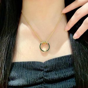 Dior 迪奥 中古 项链 专柜一致上新 精选原版一致 黄铜材质 甜美气质高雅.
