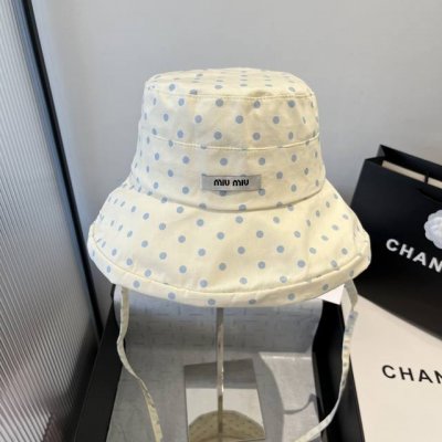 miumiu缪缪新款渔夫帽，遮阳帽，头围57Cm