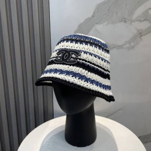 香奈儿 Chanel针织盆帽 防晒渔夫帽高密度制作 一顶超级有品位的针织帽了~出街首选 帽型超美腻颜色妥妥 轻便携带 小仙女人手必备 头围57Cm