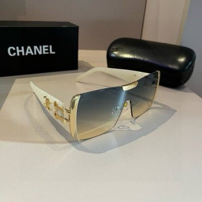 100￥ chanel香奈儿网红爆款太阳镜，遮阳修饰脸型神器