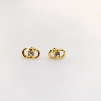 daor 最新款白钻Cd耳钉 一致Zp黄铜材质