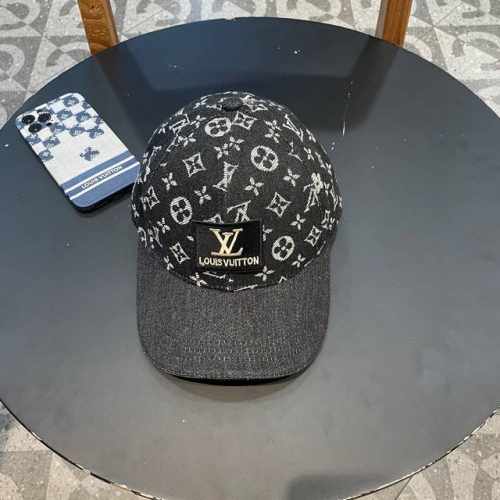 Lv路易威登 新款大牌男女款老花牛仔棒球帽，新款出货，大牌款超好搭配，赶紧入手！