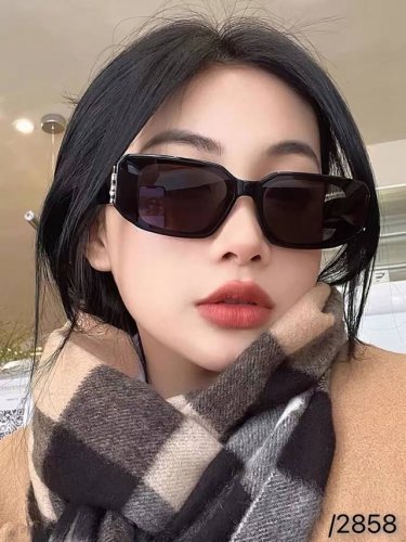 Louis Vuitto*新款复古方框太阳镜女士欧美墨镜时尚简约潮流街拍大框眼镜