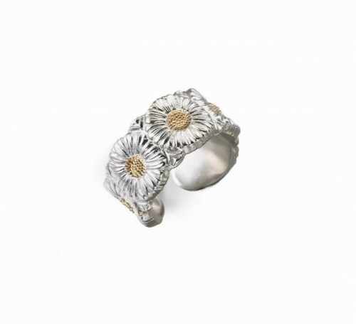 雏菊戒指 布契拉提 Buccellati 意大利高级珠宝品牌 复古宫廷风戒指 亚金材质 18K厚金分色电镀 高品质 布契拉提戒指 太阳花戒指