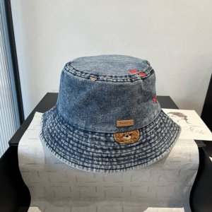 burberry巴宝莉新款牛仔渔夫帽 头围57Cm