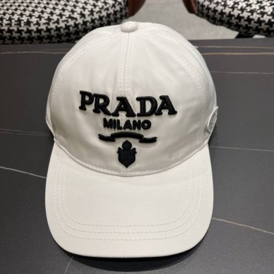 prada普拉达 早春新款大牌款棒球帽 经典款男女通用