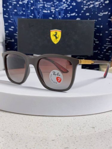 Rayban雷朋太阳眼镜法拉利联名款方形墨镜Rb4433M Size:54口20-145
