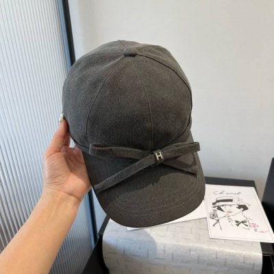 爱马仕新款帆布鸭舌帽 高端定制款 可调节 非普通版本