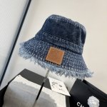 loewe罗意威新款牛仔渔夫帽 头围57Cm