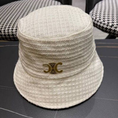 Celine赛琳渔夫帽2024女春夏韩版百搭显脸小遮阳盆帽