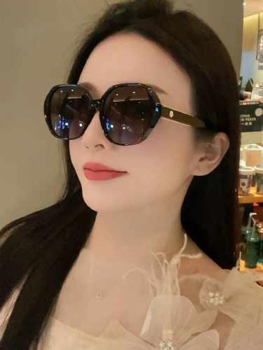 P90 Chanel 香奈儿 2025新款山茶花潮流爆款 时尚圆框高清偏光太阳镜 佩戴舒适 网红潮款墨镜 型号：Ch4751