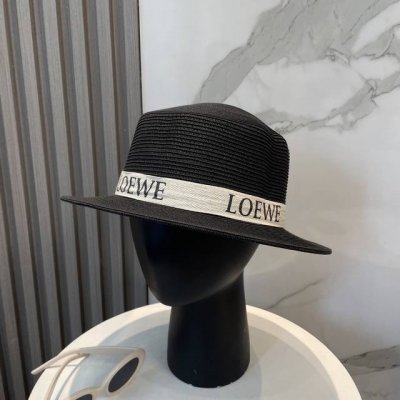 罗意威 Loewe高端平顶草帽 百搭不挑脸型 平沿相对不遮挡视线 更加实用 日常和旅行都好戴 Ins风 特别上相 内有调节带