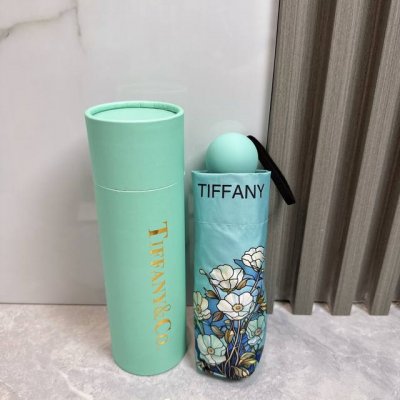 Tiffany 蒂芙尼 新款 五折 折叠晴雨伞 时尚原单代工品质 细节精致 看得见的品质 打破一成不变 色泽纯正艳丽