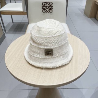 Gucci古奇条纹渔夫帽女春夏季大帽檐遮阳防晒水桶帽子显脸小百搭盆帽潮