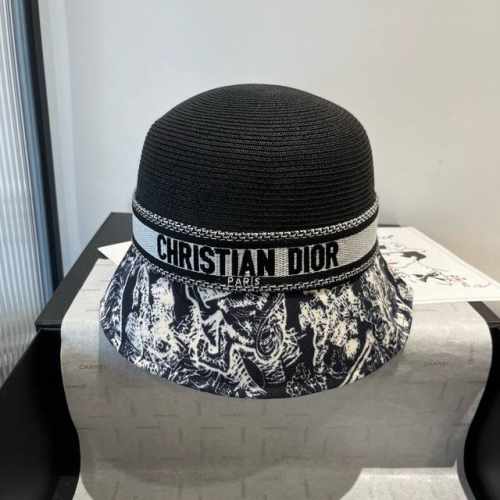 dior迪奥新款盆帽 草帽 头围57Cm