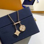 A2997 时尚 大牌 驴家 四叶草 双花 流苏 花朵 项链 顶级品质 工艺精湛 高端S925纯银电镀18K金 专柜同步数据 超级百搭 精致优雅 玫瑰金 电镀厚