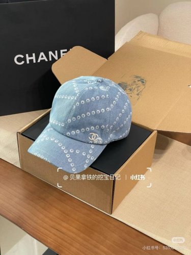 chanel香奈儿牛仔鸭舌帽 25年专柜新款 头围57Cm