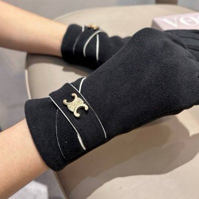 赛琳专柜新品羊毛手套，时尚手套，秋冬保暖加绒内里，上手超舒适柔软、百搭！均码