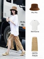 跑量 赵今麦私服同款 秋冬限定Miu家灯芯绒棒球帽 渔夫帽