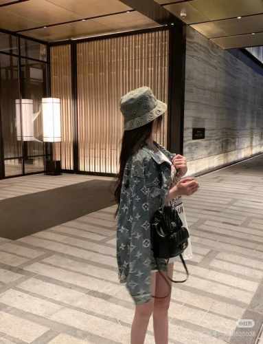Lv路易威登新款牛仔渔夫帽，头围57Cm 男女通用