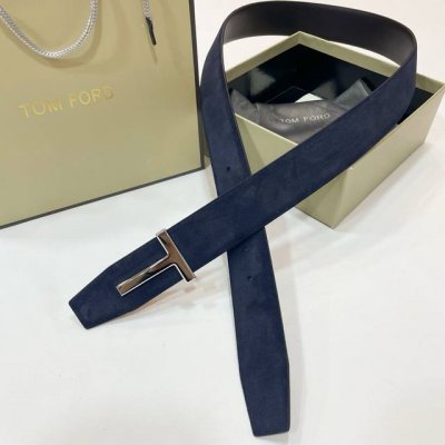 tf 汤姆福特 最新网红爆款原版小牛皮 绒面，双面两用 钢扣 尺寸3.8