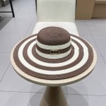 巴黎世家圆顶礼帽 遮阳草帽 头围57Cm