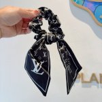 配包装 Lv 路易威登 字母飘带马尾发圈 蝴蝶结肠圈，高档韩版皮筋，经典花型设计， 高端大气，名媛范儿，