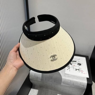 chanel香奈儿空顶发箍遮阳帽