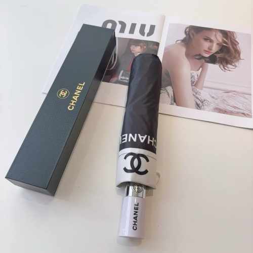 Chanel 香奈儿 三折自动折叠晴雨伞 选用台湾进口Uv防紫外线伞布 原单代工级品质
