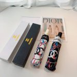 Chanel 香奈儿 三折自动折叠晴雨伞 选用台湾进口Uv防紫外线伞布 原单代工级品质