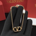 编号Vsl0014 Valenti*O最新款V字手链光面 一致Zp黄铜材质