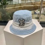 Lv春夏秀款Logo牛仔渔夫帽渔夫帽视觉感十足 春夏爆热单品