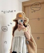 特P80配防尘袋【Chanel香奈儿】2025新款草编小香风渔夫帽，度假款超好搭配，赶紧入手！