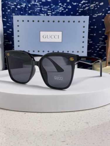 Gucci古奇 2025新款复古墨镜女欧美大方框显脸小字母防紫外线太阳眼镜男女通用