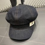 Celine 赛琳新款军贝雷帽是鸭舌牛仔贝雷帽 进口材质笔挺舒展 整体爽朗有书卷气