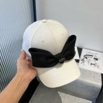 Miumiu缪缪蝴蝶结鸭舌帽，高端定制，头围57Cm