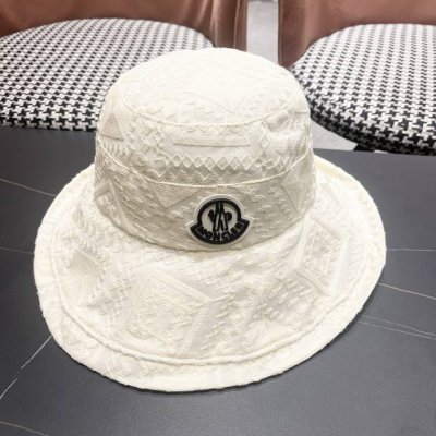 p80 蒙口Moncler 春夏新款渔夫帽女日系文艺韩版百搭宽