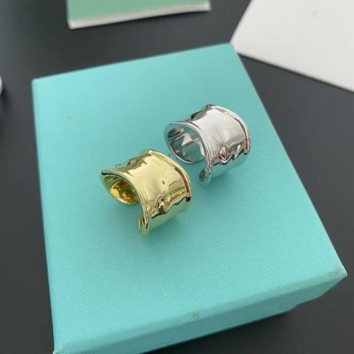tiffany 不规则宽边戒指，6 7.8