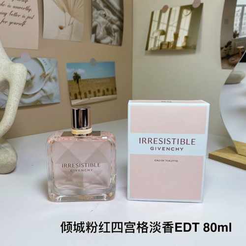 专柜品质 Givenchy Irresistible纪梵希倾城粉红四宫格淡香水Edt 80Ml 前调:黑醋栗,玫瑰水 中调：鸢尾,大马士革玫瑰 基调:白麝香,雪