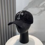 克罗心 新款棒球帽 个性时尚经典十字架标志 休闲带点酷酷的感觉 中性款 男女同款 超好搭 头围:56-58Cm均可
