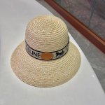 赛琳 Celine 官方款麦秆草帽 高密度制作 一顶超级有品位的草帽了~出街首选 帽型超美腻颜色妥妥 轻便携带 小仙女人手必备 头围57Cm