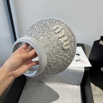 miumiu缪缪新款空顶遮阳帽