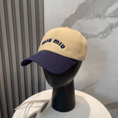 配防尘袋. Miumiu缪缪 新款订单款刺绣棒球帽大牌款超好搭配 赶紧入手